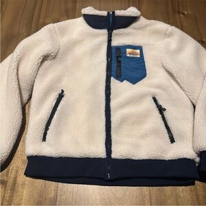 Rainier Watch Turbo SuperFleece Jacket - Lined Recycled Fleece - Cream Sz Small